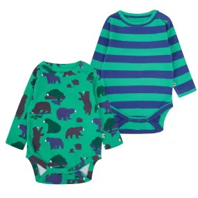 2 pack bodysuits- mountain bear
