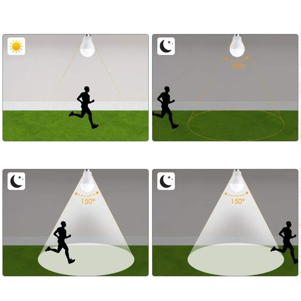 2 Piece/lot E27 LED Light Bulb With Motion Sensor
