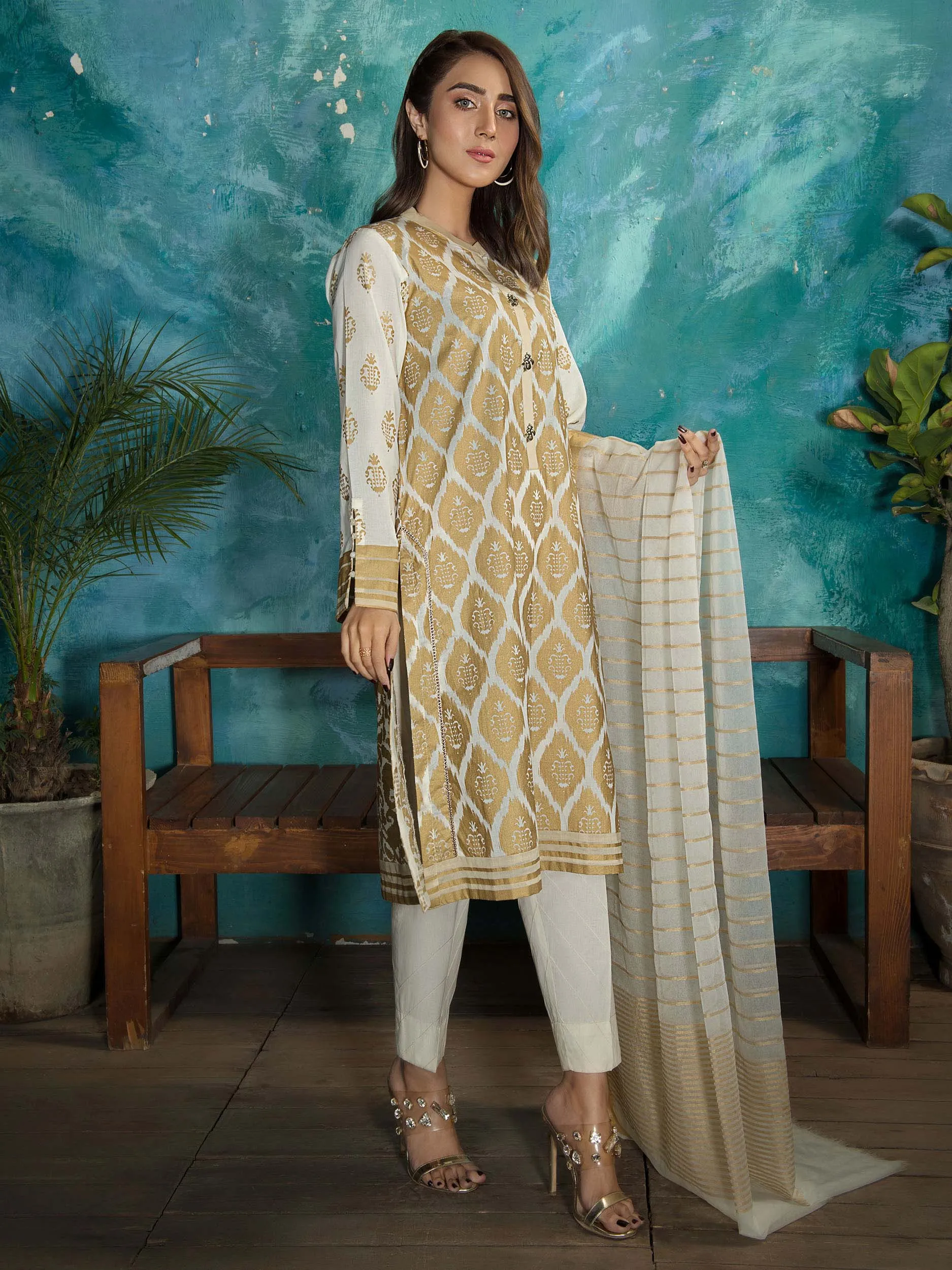 3 Piece Printed Lawn Suit
