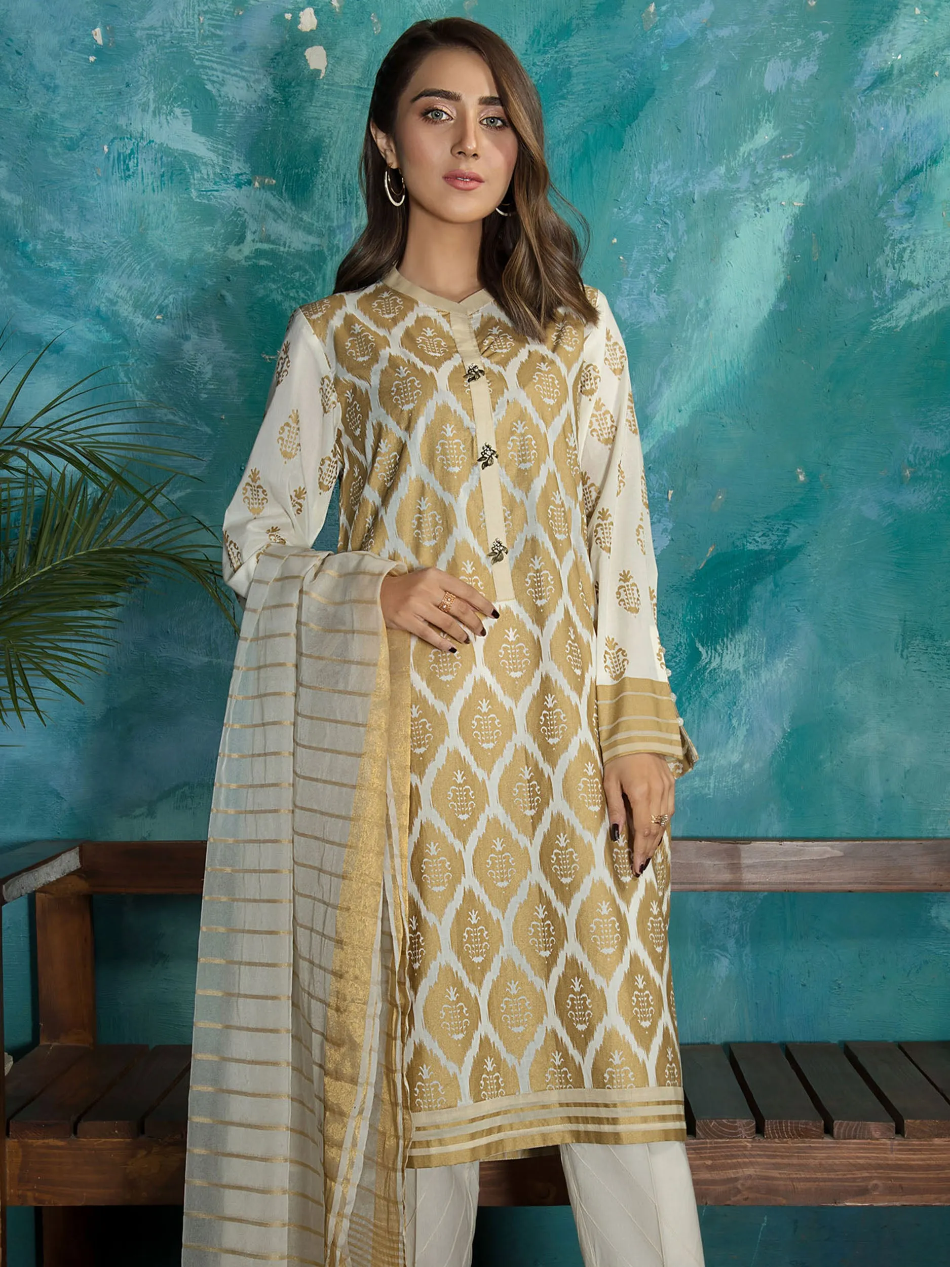 3 Piece Printed Lawn Suit