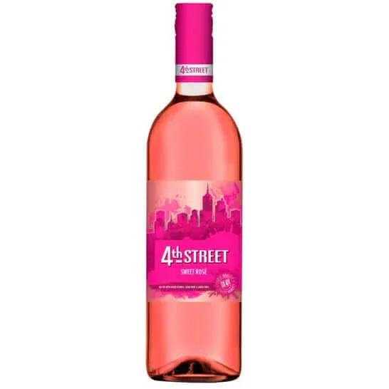 4th Street Sweet Rose Wine 75 cl