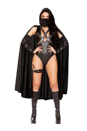 5 Piece Ninja Villain Costume