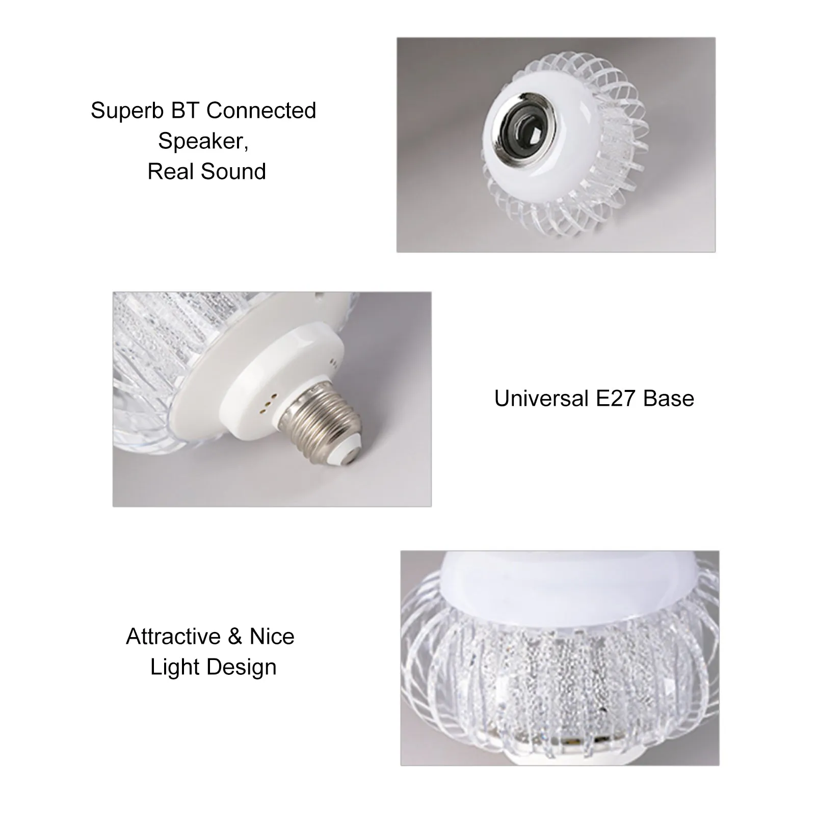 A C85-265V 15W RGB Smart BT Connected LED Lamp