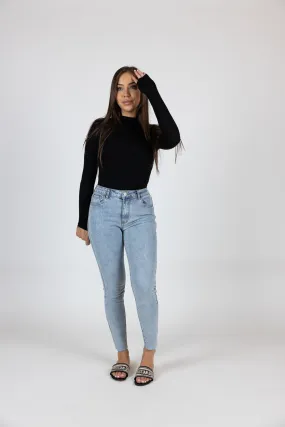Acid Wash Skinny Jeans