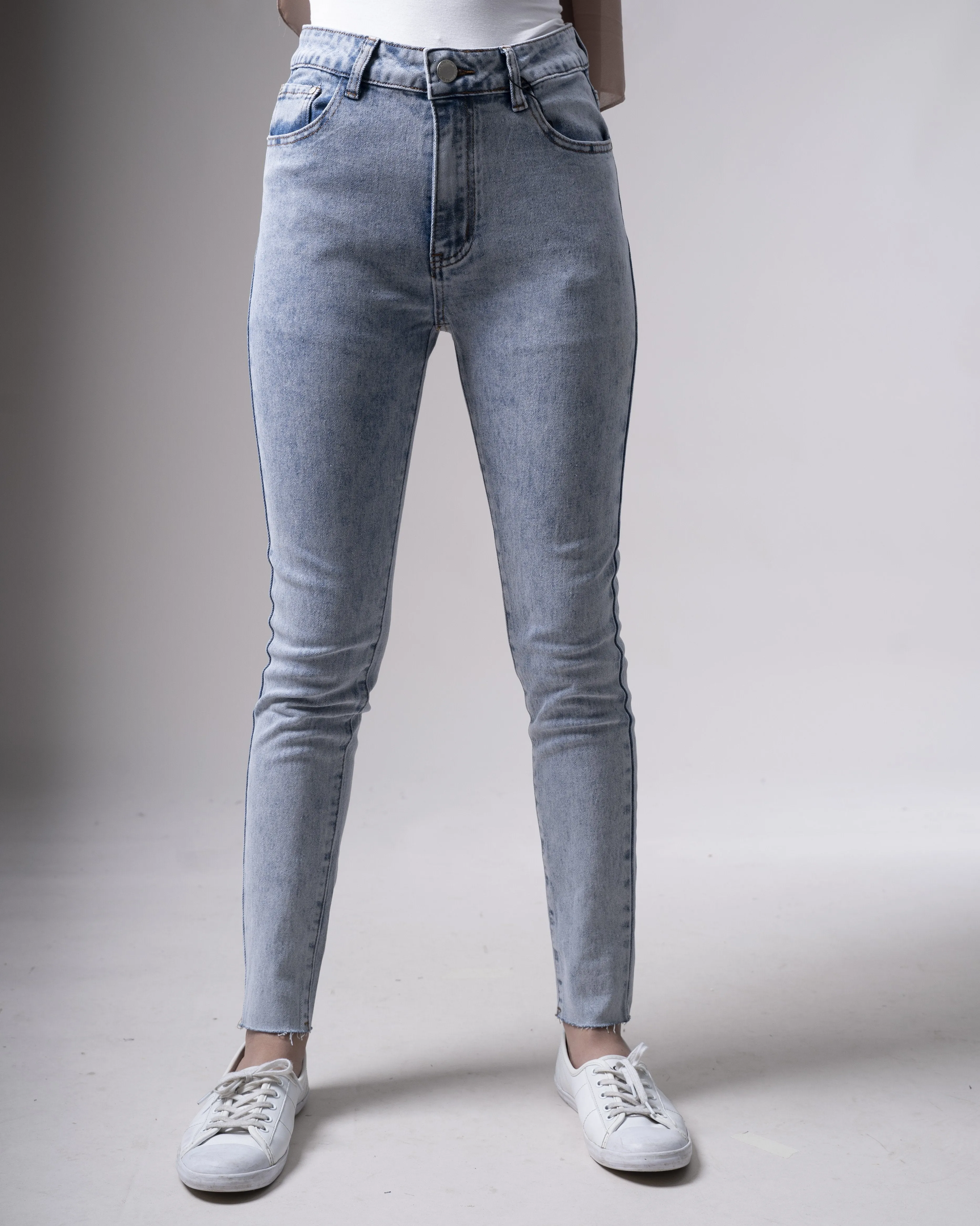 Acid Wash Skinny Jeans