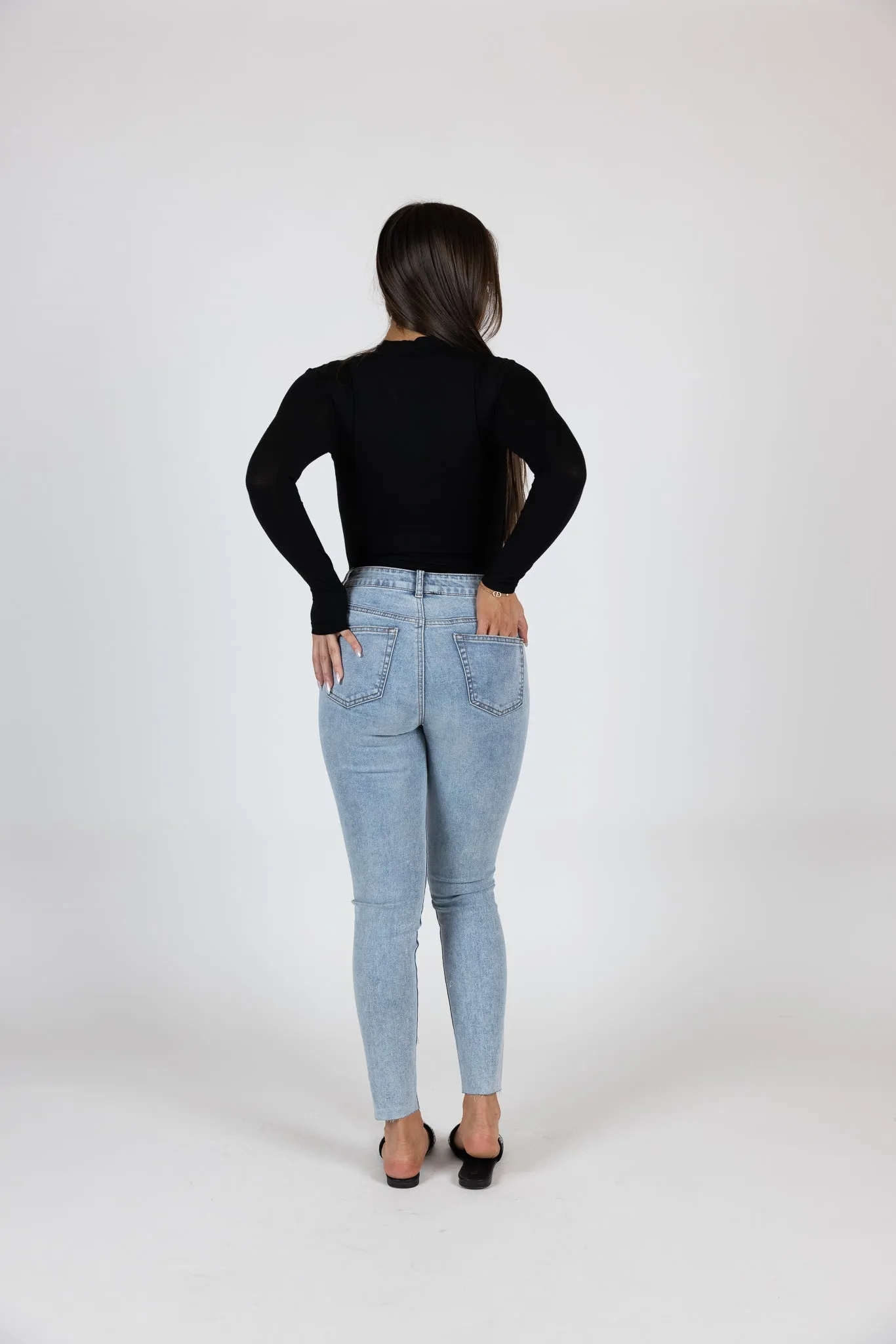 Acid Wash Skinny Jeans
