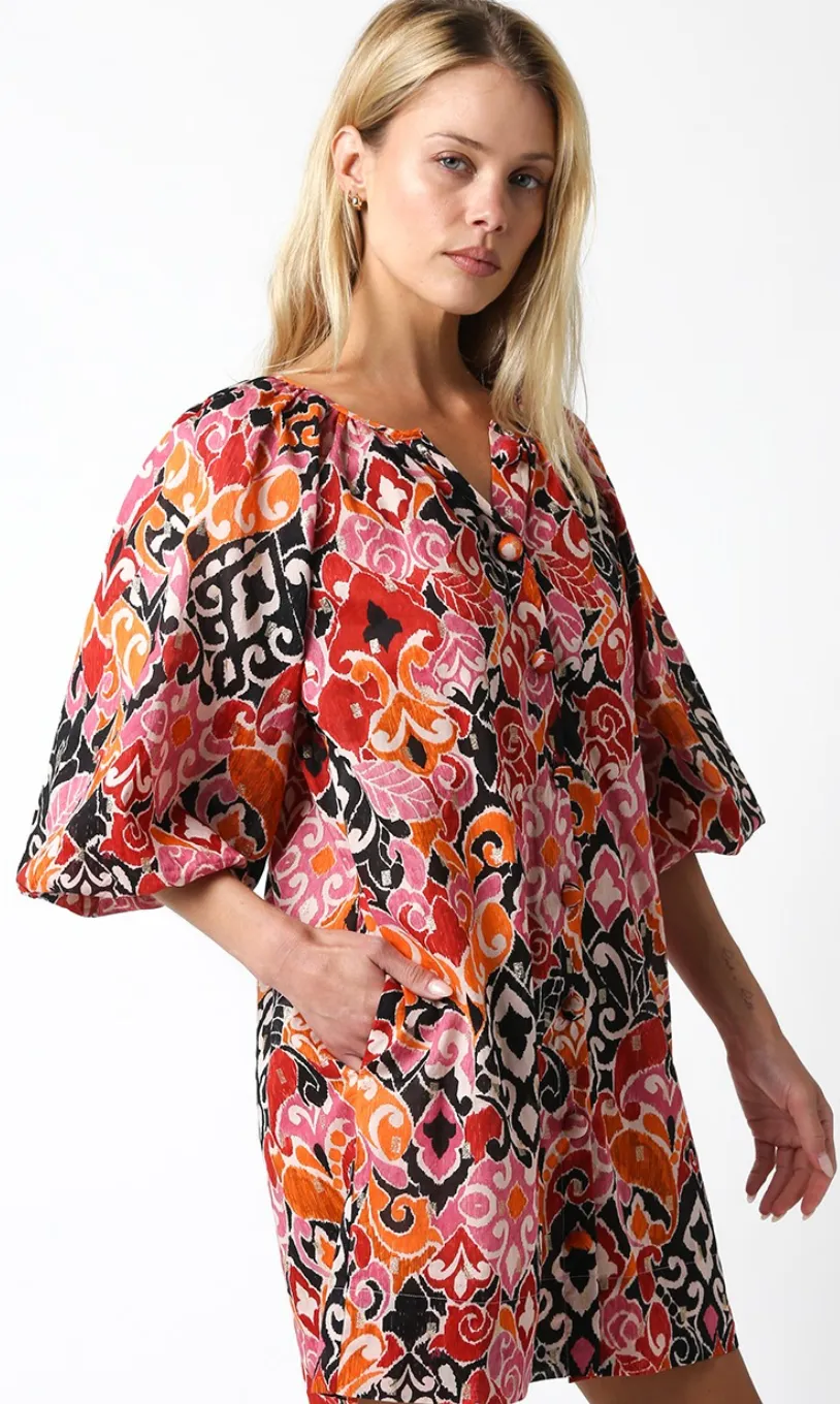 Adele Printed Tunic Dress