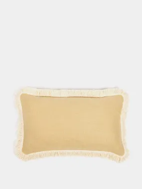 Alfie linen scatter cushion in butter