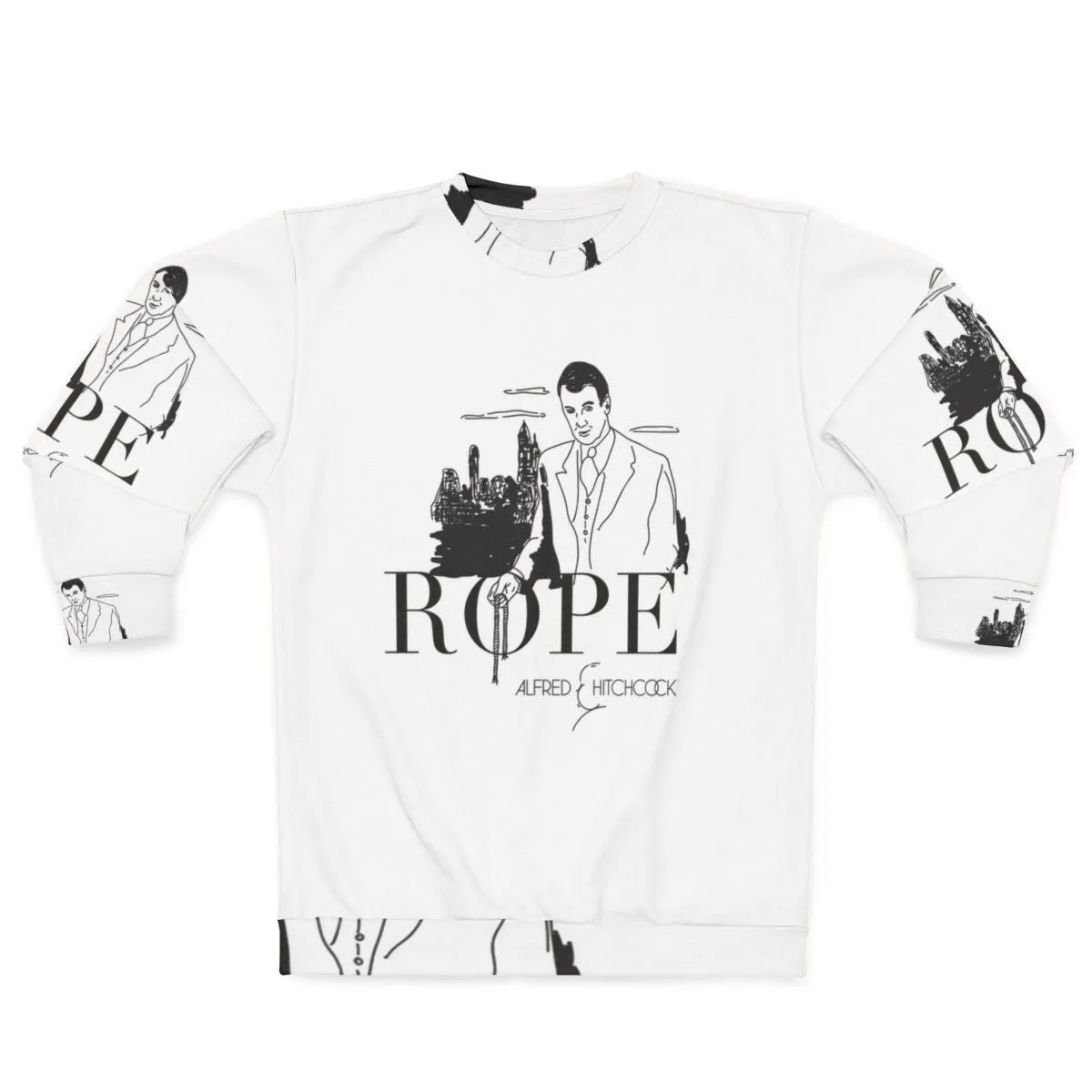 Alfred Hitchcock Movie Sweatshirt - Thriller Apparel