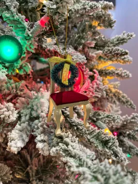 An Empty Chair Wreath Ornament