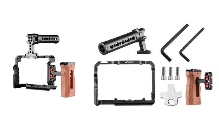 Andoer Aluminum Alloy Camera Cage Kit