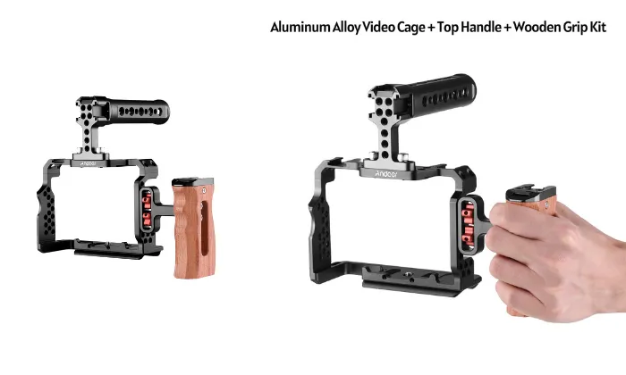 Andoer Aluminum Alloy Camera Cage Kit
