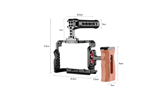 Andoer Aluminum Alloy Camera Cage Kit