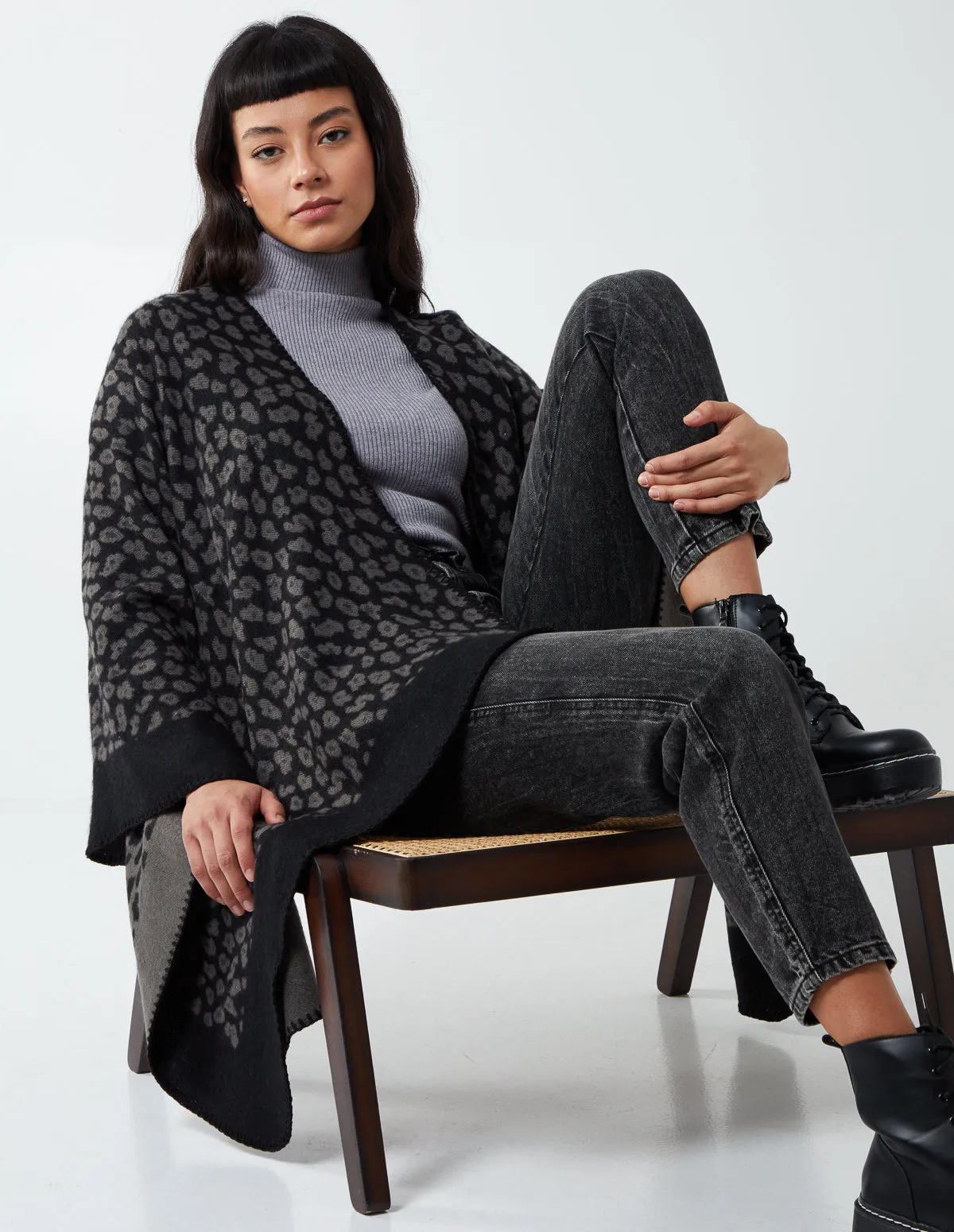 Animal Print Cape