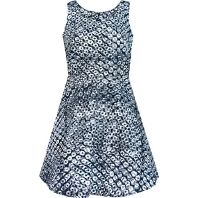 Ava Dress: Rings - Black-Organic