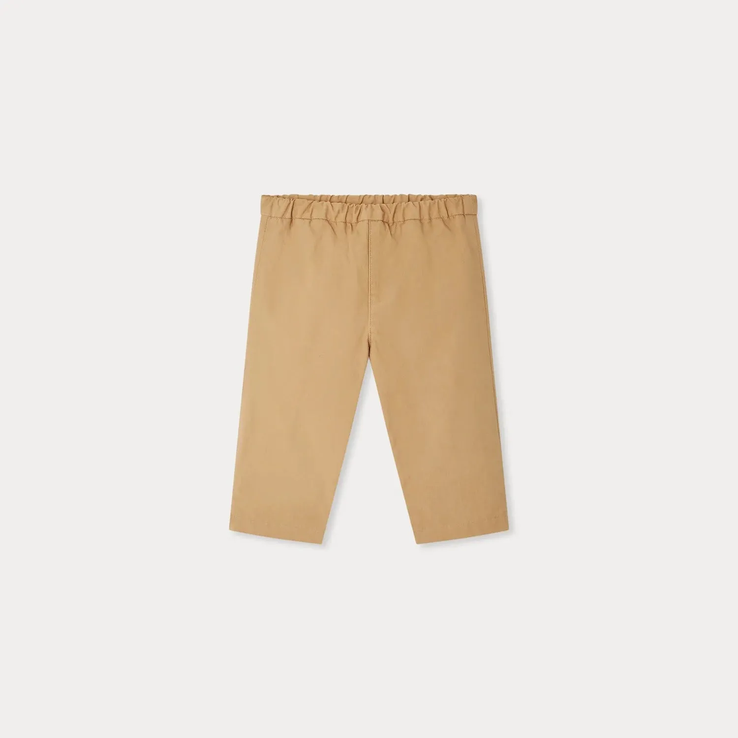 Baby Boys Khaki Cotton Trousers
