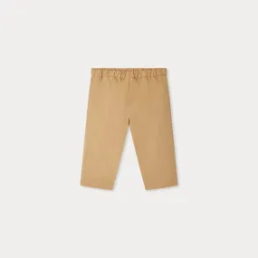 Baby Boys Khaki Cotton Trousers