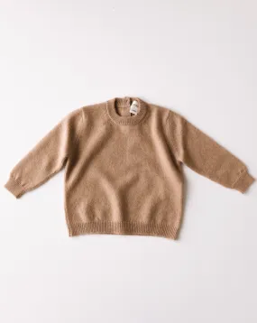 Baby Cashmere Sweater - Caramel Brown