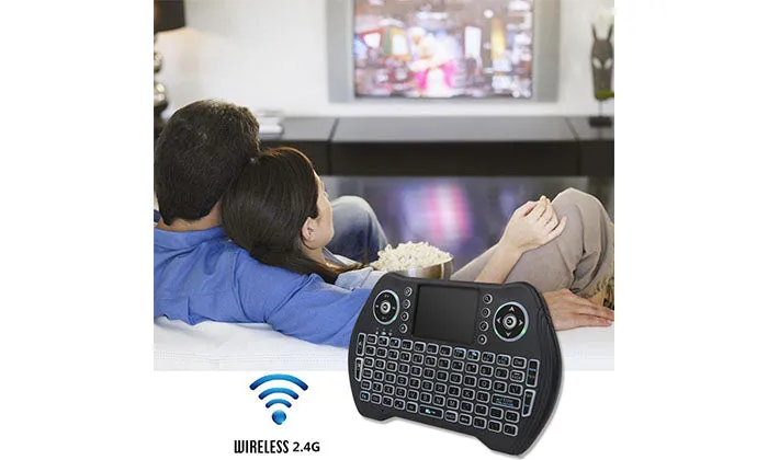 Backlit 2.4GHz Wireless Keyboard Touchpad Mouse