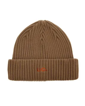 BEANIE / RIB / LOOSE / UC / BROWN