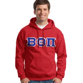 Beta Theta Pi Hooded Sweatshirt - G185 - TWILL