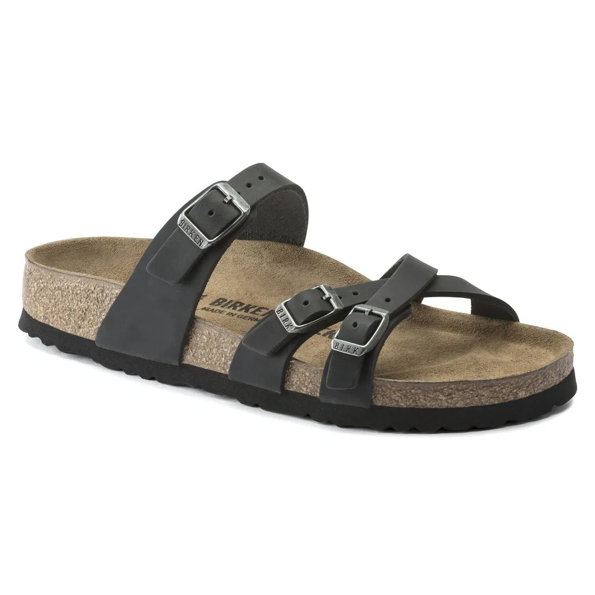 Birkenstock Women's Franca Black Leather