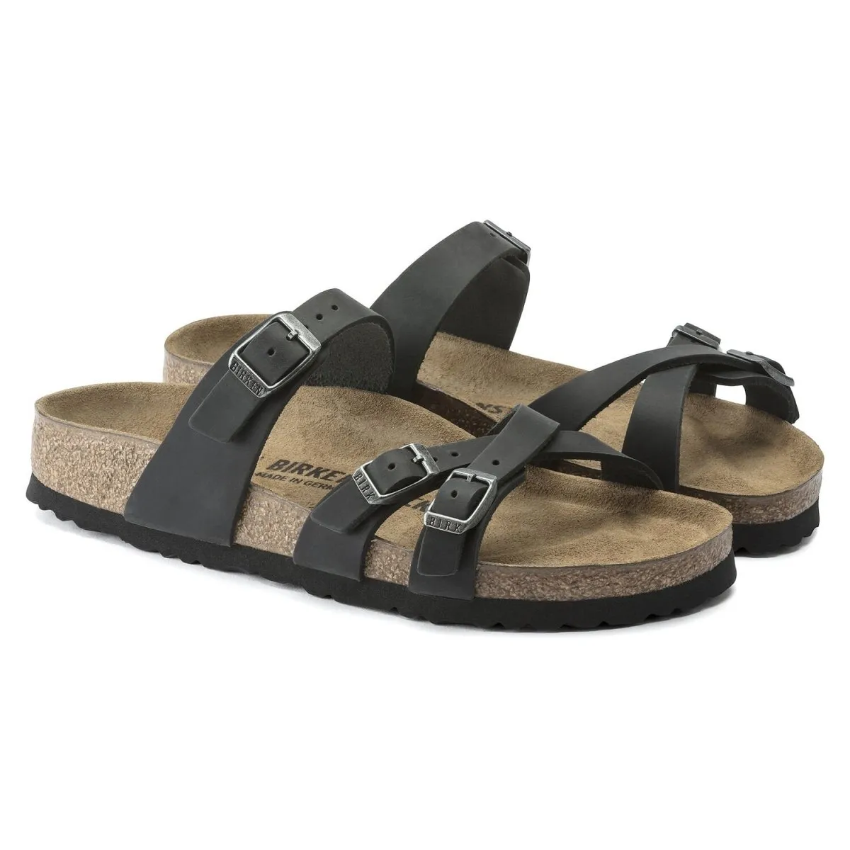 Birkenstock Women's Franca Black Leather