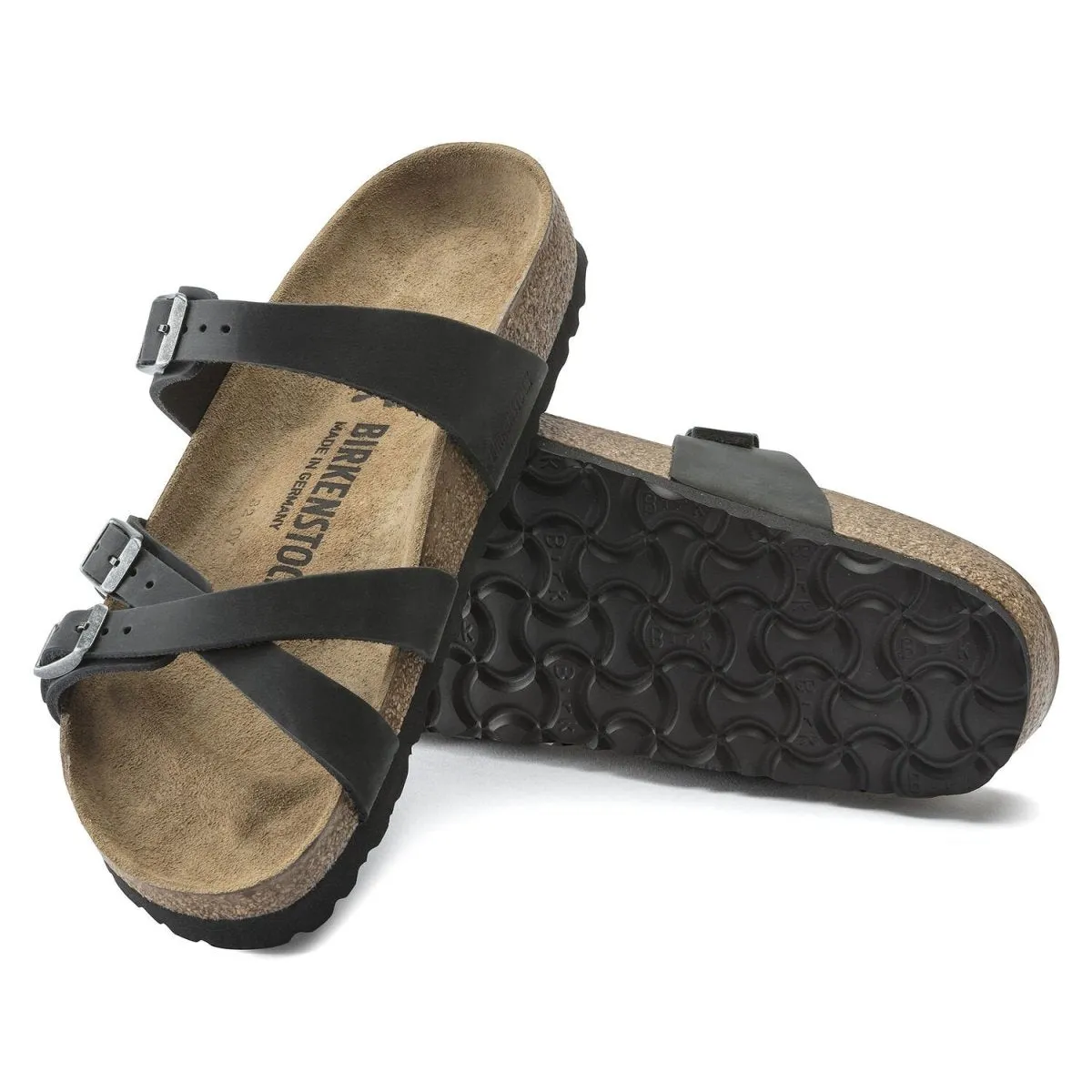 Birkenstock Women's Franca Black Leather