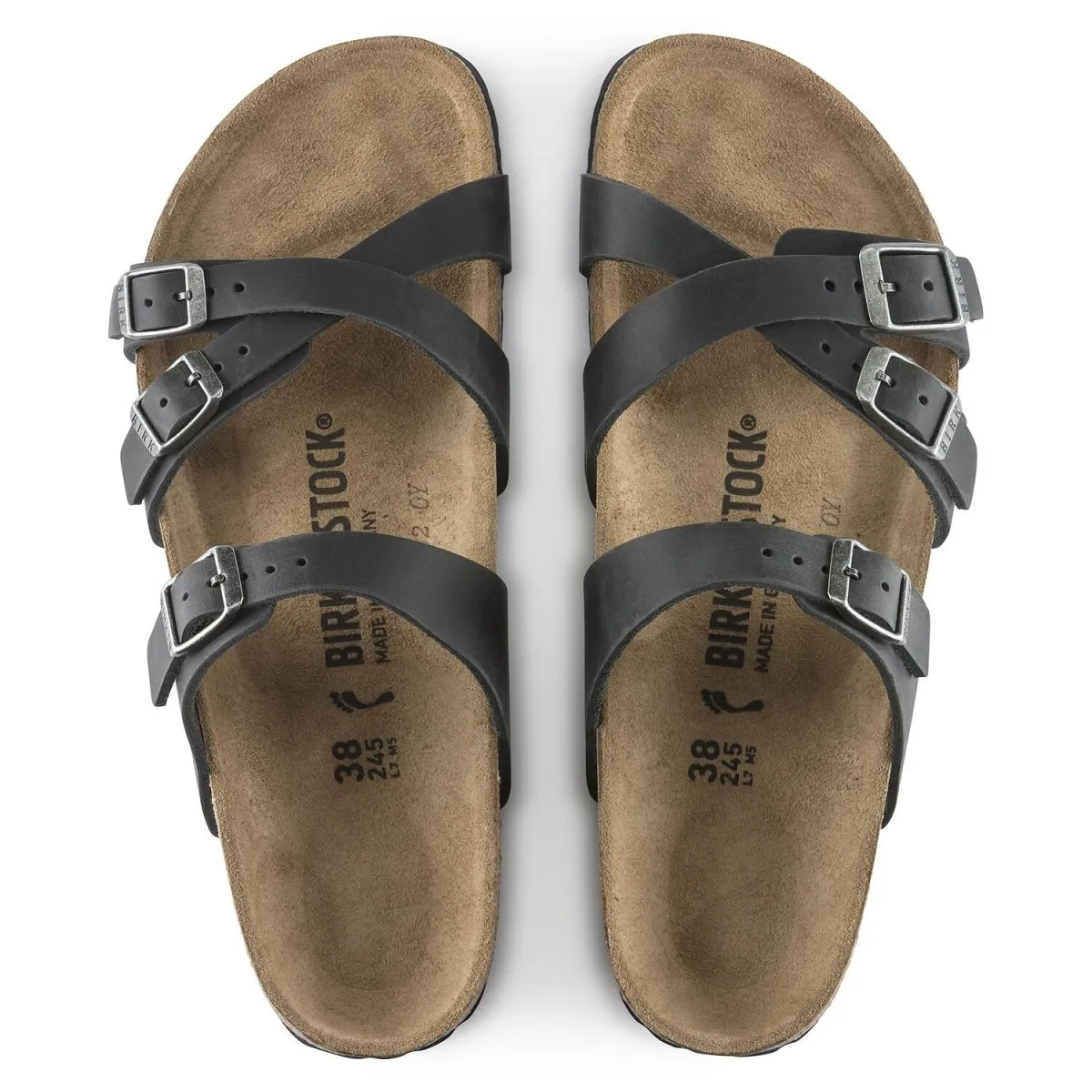 Birkenstock Women's Franca Black Leather