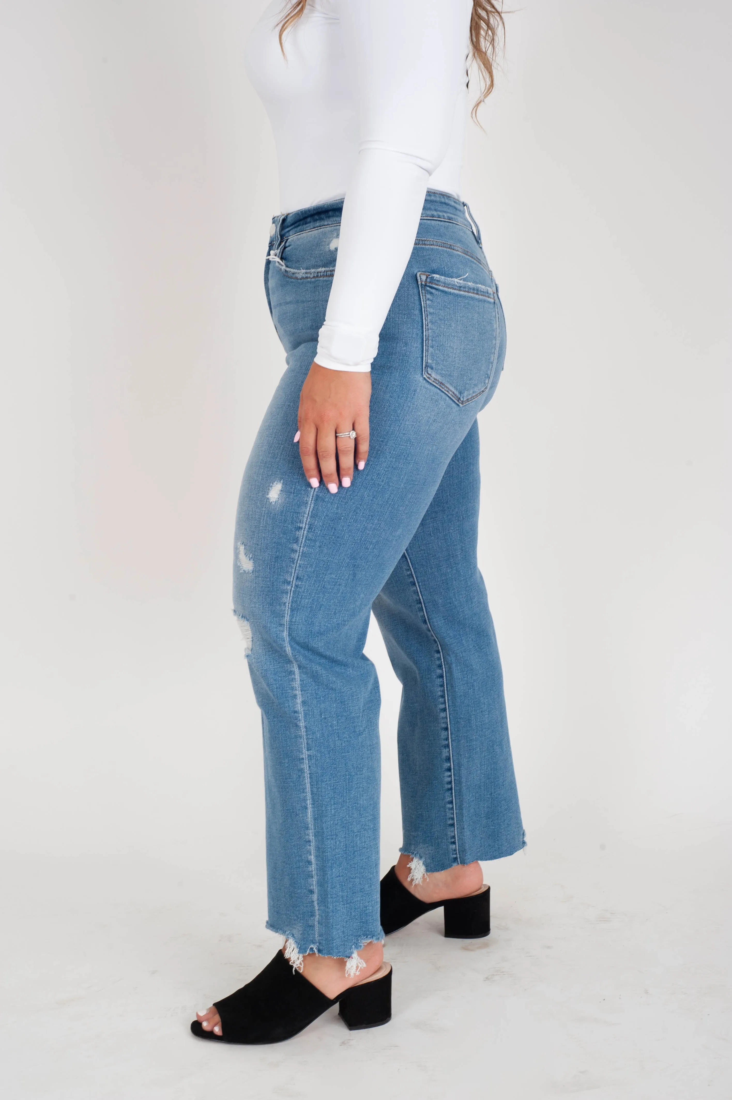 Blue Grove Wide Leg Jeans