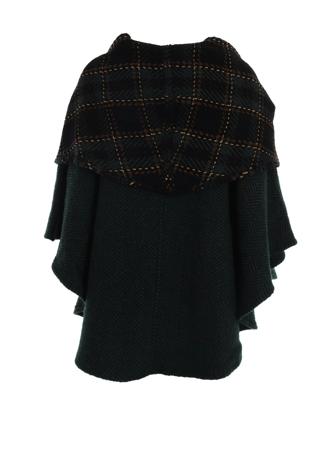 Branigan Weavers One Size Tina Hooded Swing Cape, Killybegs Hunter