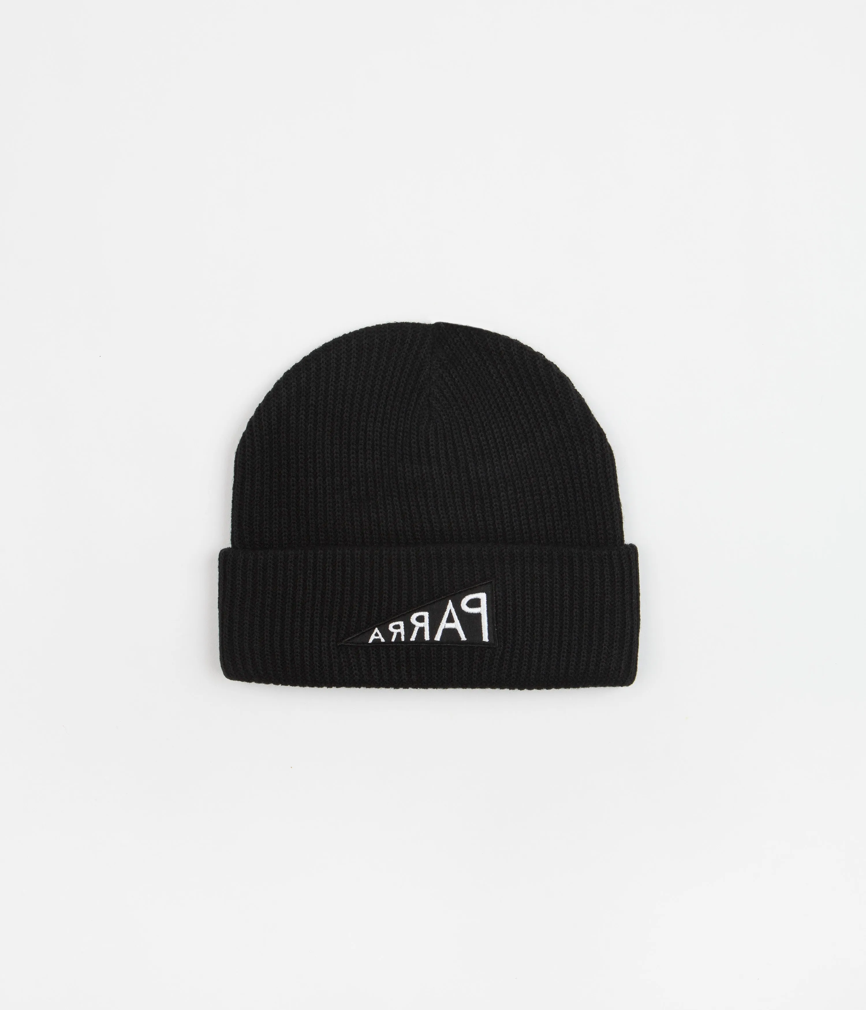 by Parra Mirrored Flag Logo Beanie - Black