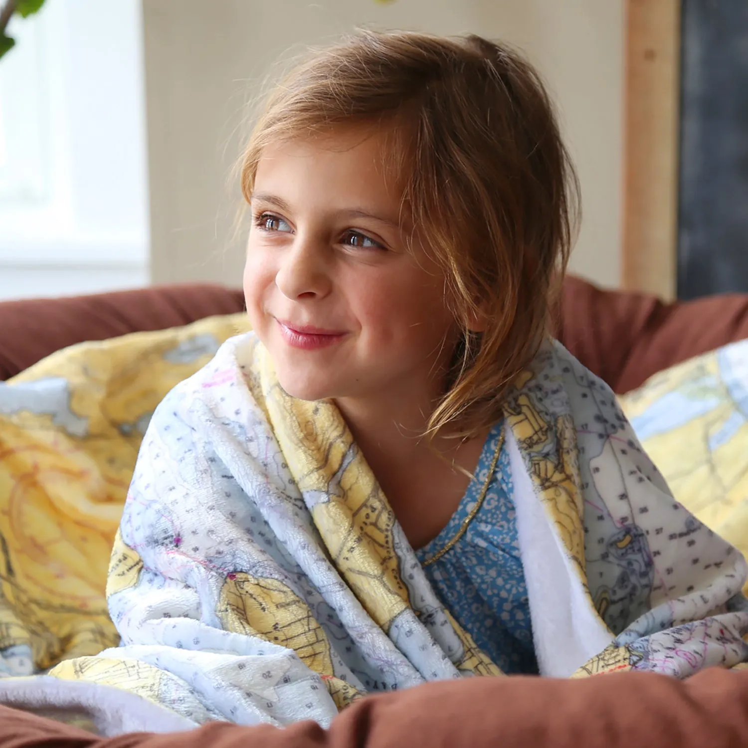 Cape Cod and the Islands Illustrated Map Blanket