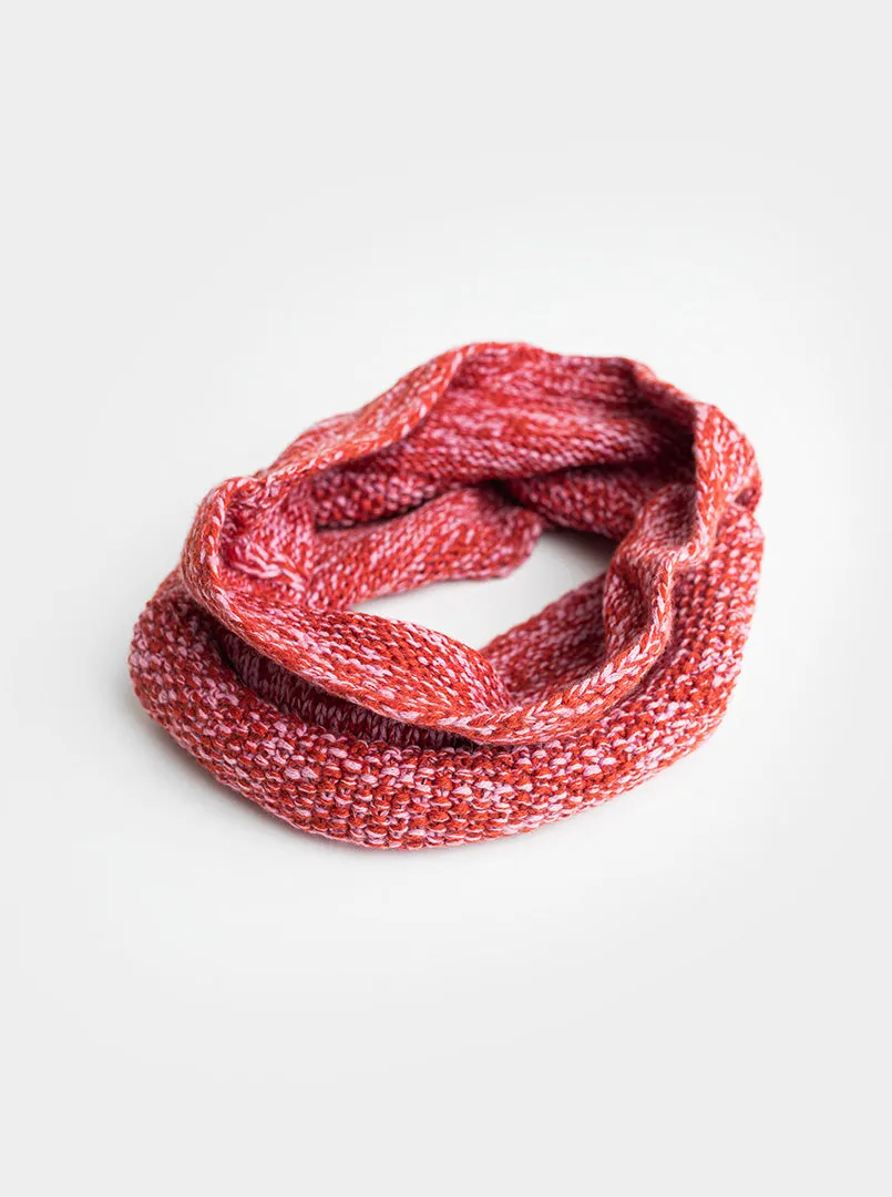 cashmere knit scarf/snood