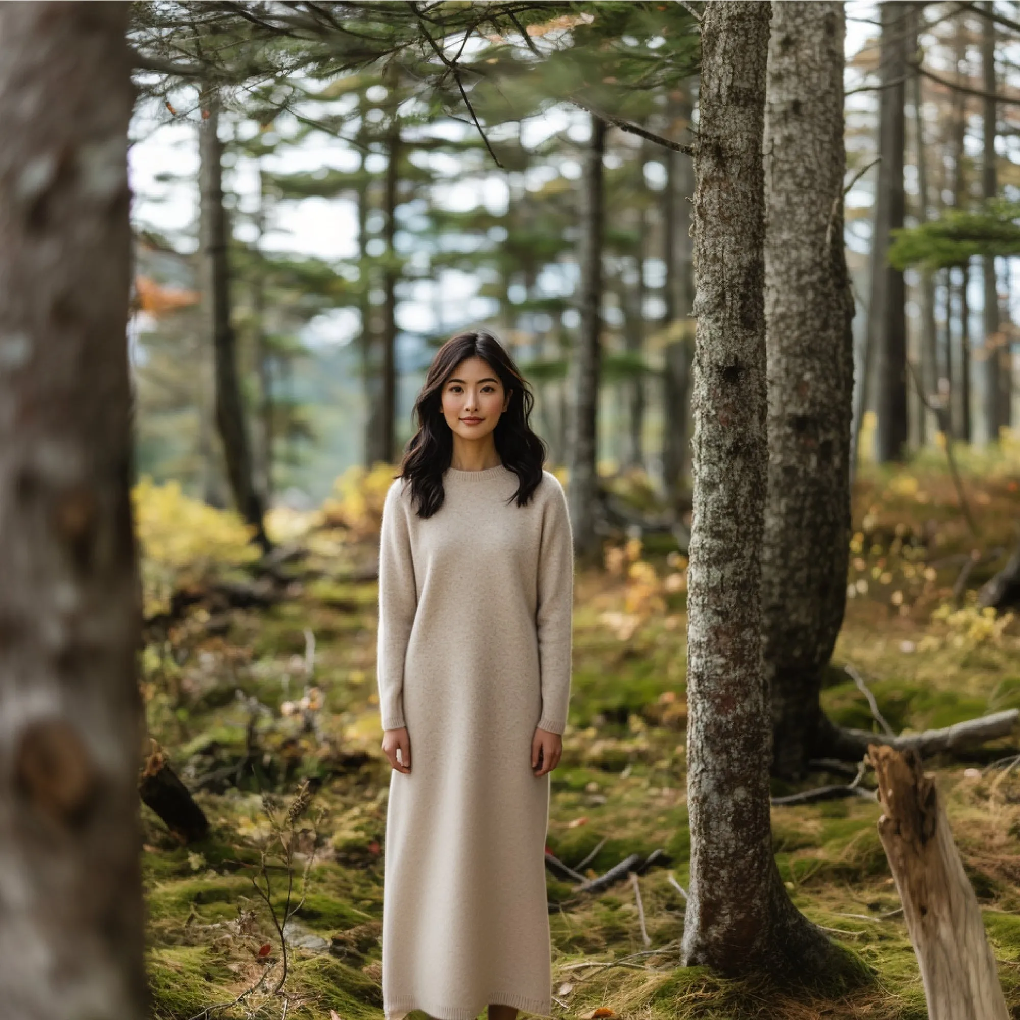 Cashmere Sweater Maxi Dress | 4 Colors | Cashmere knitwear by Econica