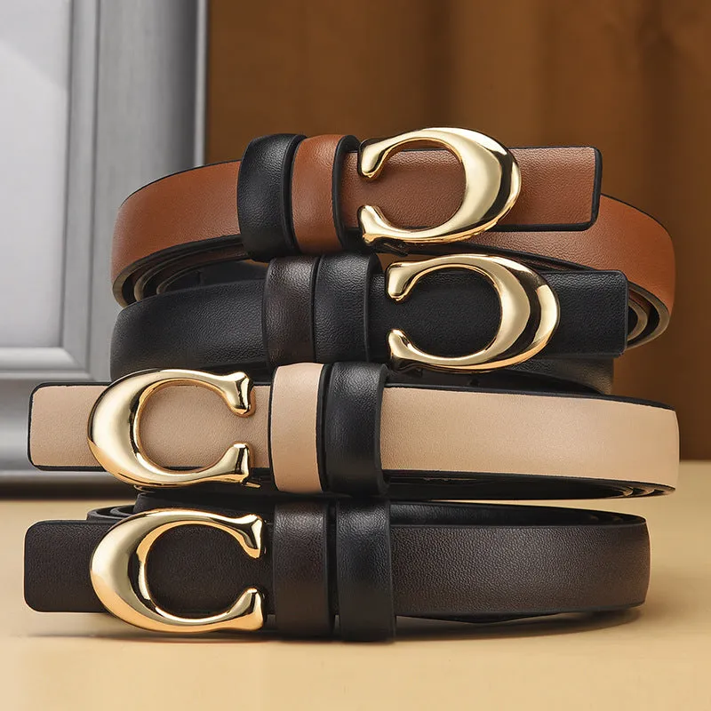 Chic Double-Sided Korean Style Adjustable Belt