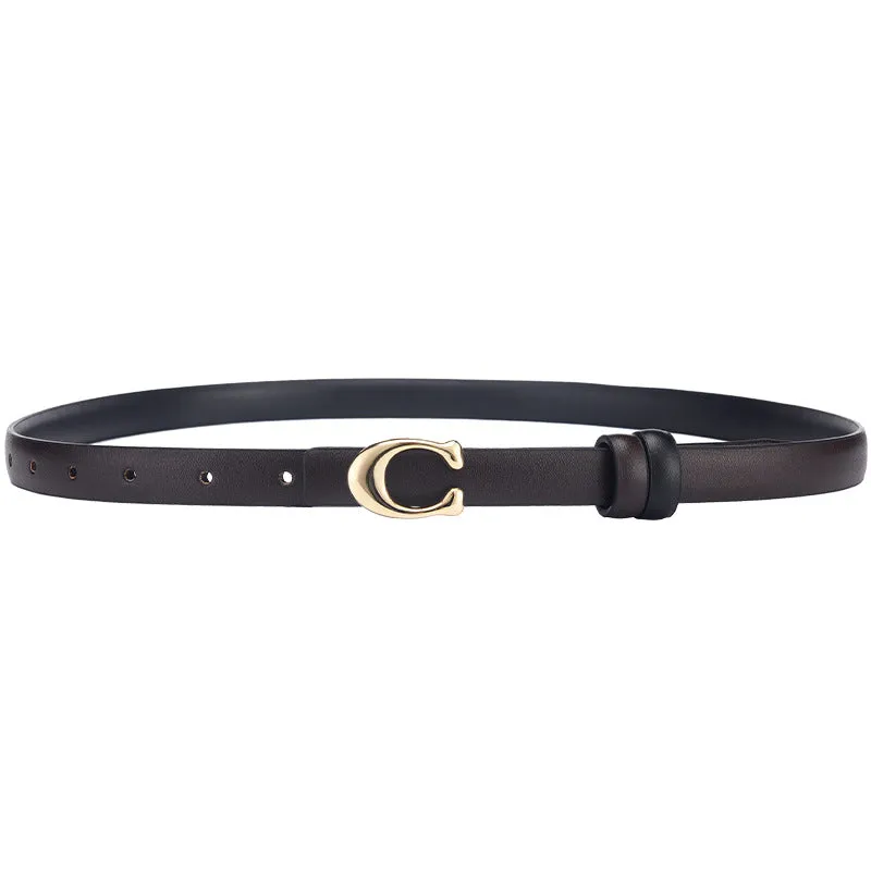 Chic Double-Sided Korean Style Adjustable Belt