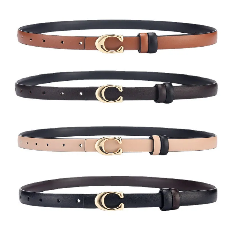 Chic Double-Sided Korean Style Adjustable Belt