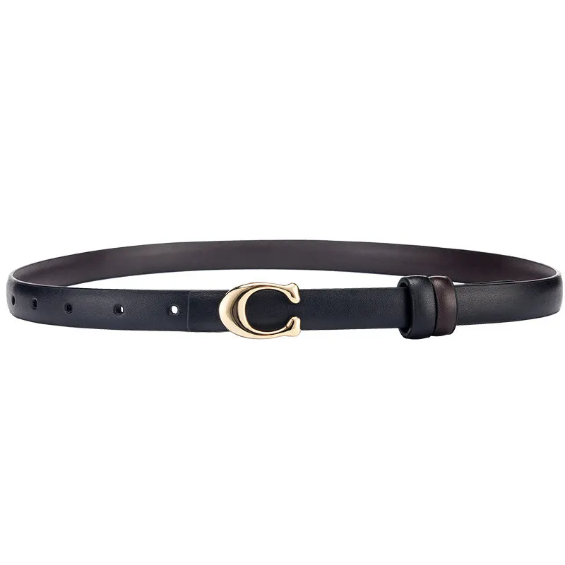 Chic Double-Sided Korean Style Adjustable Belt