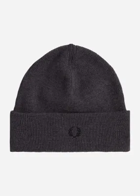 Classic beanie - dark grey marl