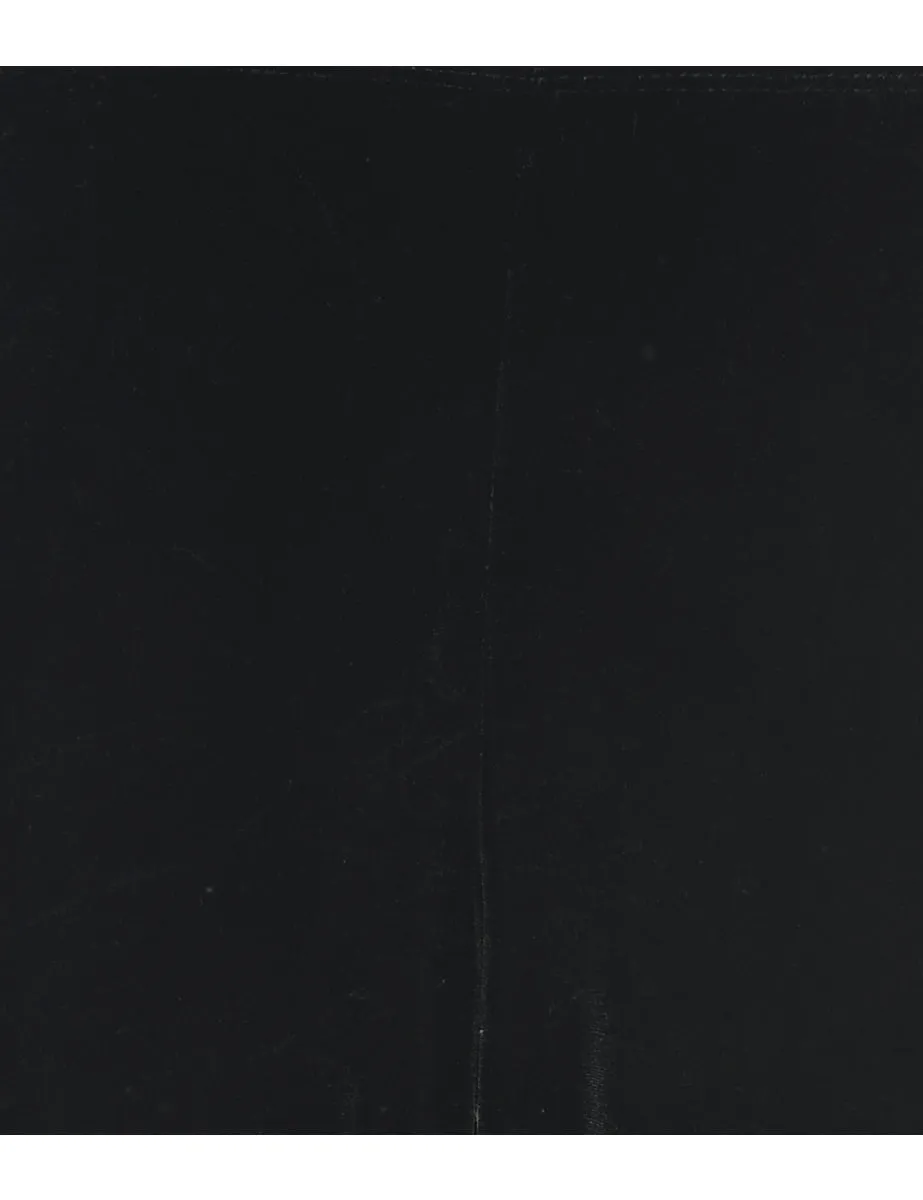 Classic Black Velvet Fabric Trousers - W28 L28