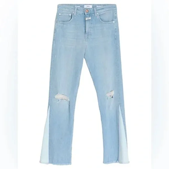 Closed Baylin Flare Jeans Two-Tone