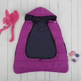 Comfi-Cape 2in1 Carrier Cape and Stroller & Pram Liner - Grape Purple