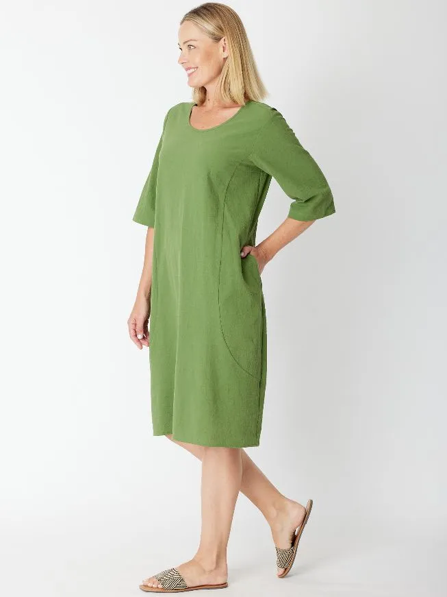 Cordelia Street - Pocket Dress - Green