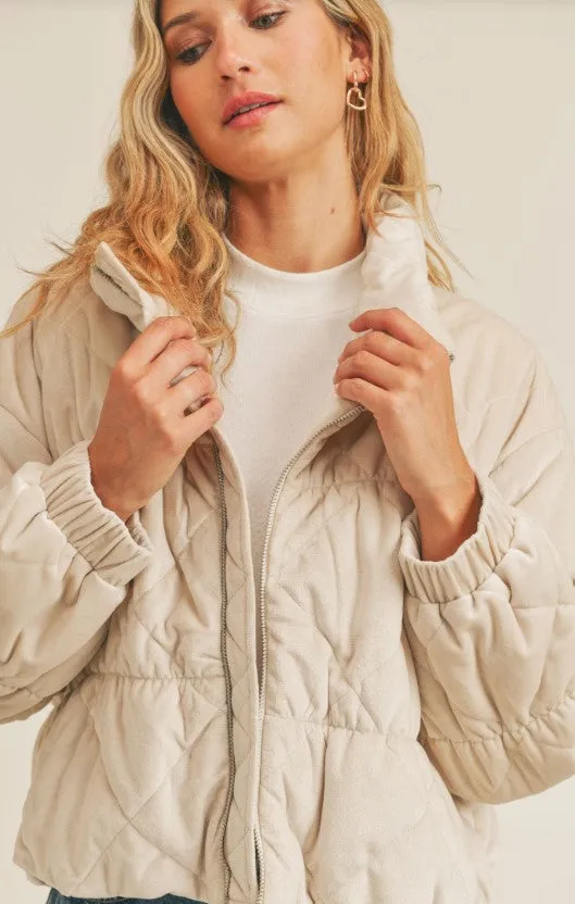 Cosmic Quilted Coat