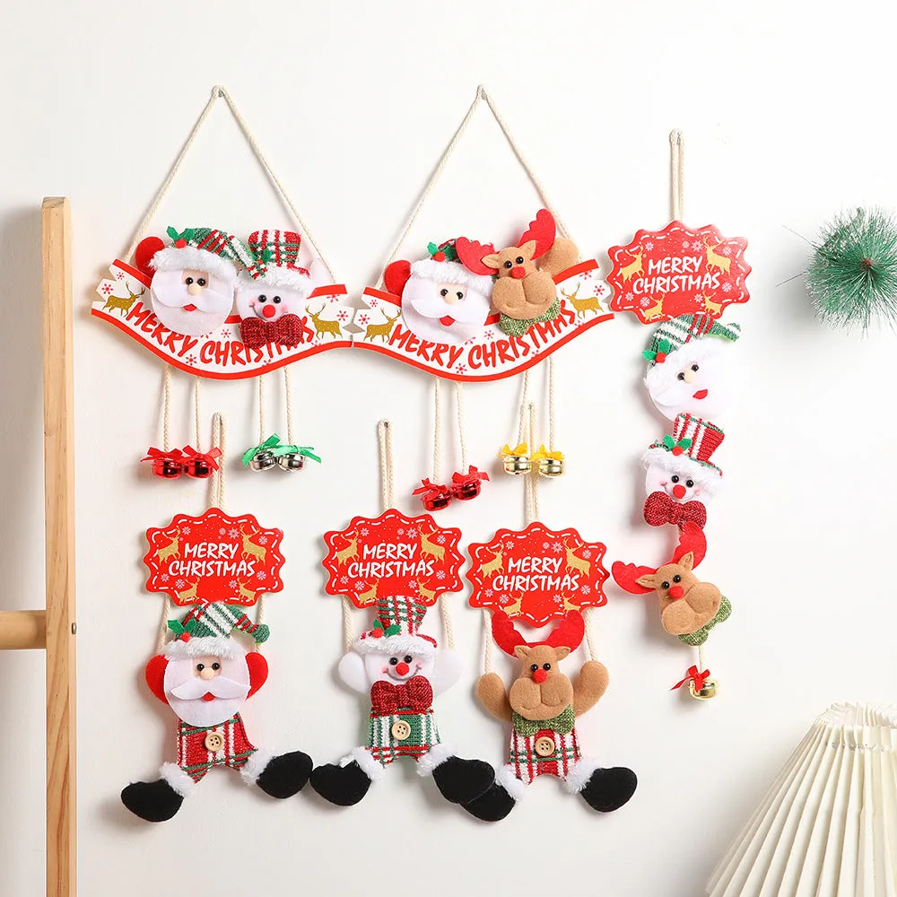 Creative Christmas Santa Claus Wall Hanging Pendant