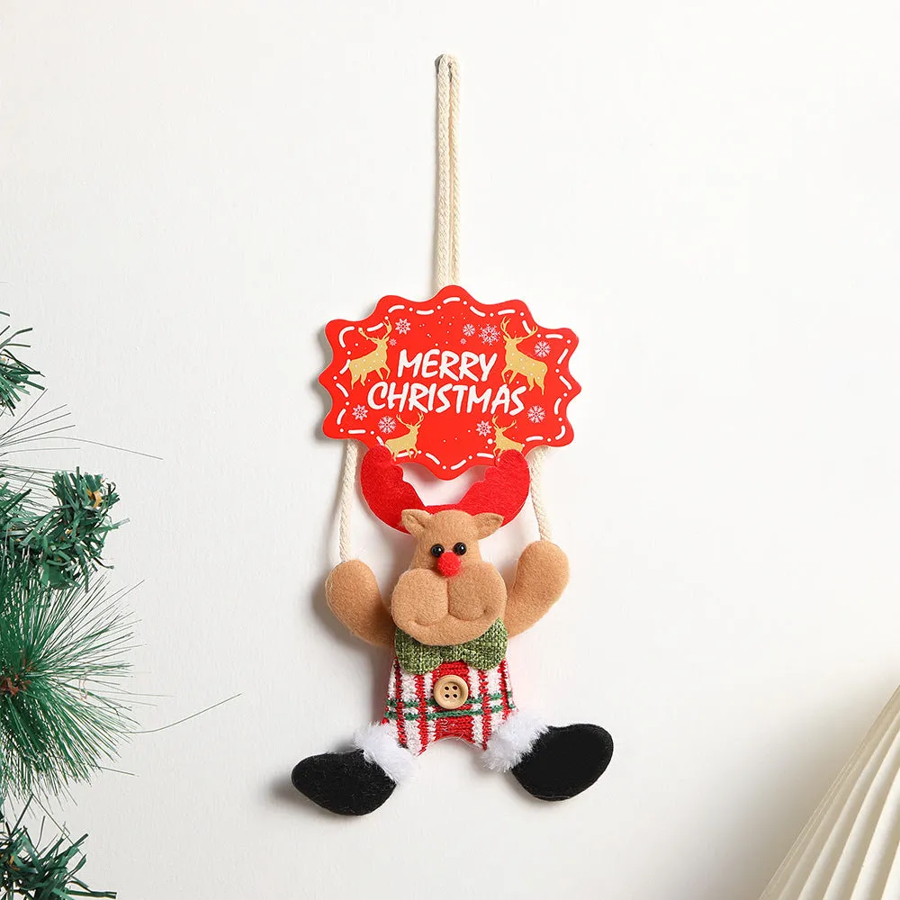 Creative Christmas Santa Claus Wall Hanging Pendant