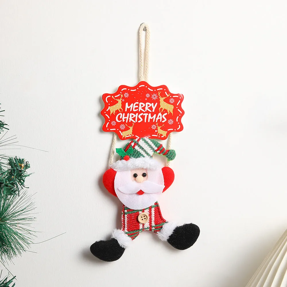 Creative Christmas Santa Claus Wall Hanging Pendant