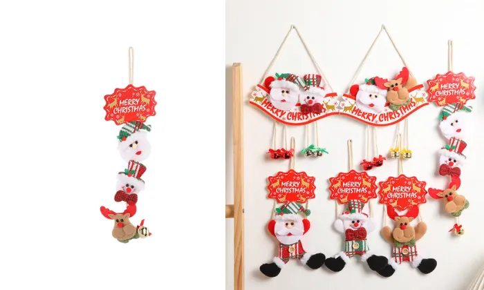 Creative Christmas Santa Claus Wall Hanging Pendant
