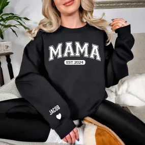 Custom MAMA Sweatshirt, Personalized Sweatshirt
